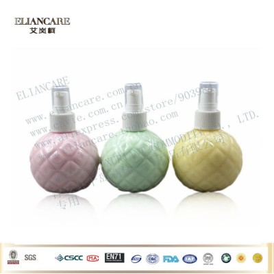 OEM 200ml scented body splash body lotion with ball shaped pump bottle