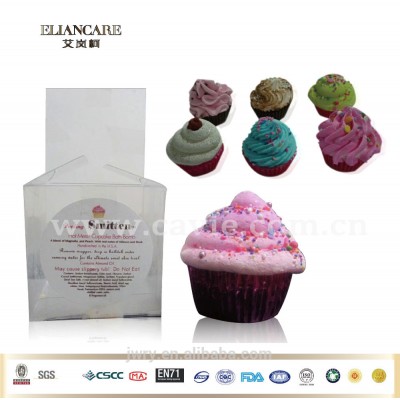 OEM cake cup shaped bath bomb fizzer bath salt