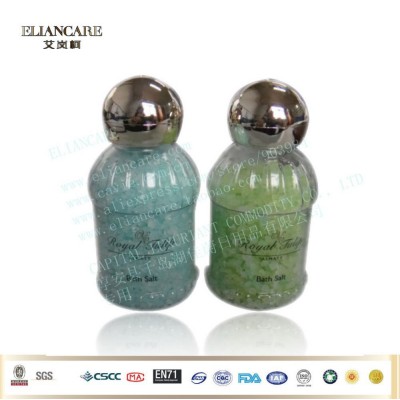 50g scented bath salts in foil cap bottle