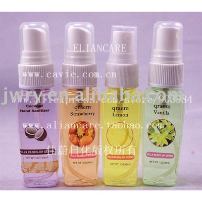 60ml body spray in PET bottle with spray cap