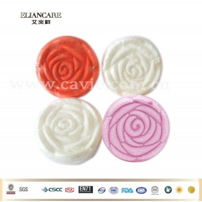 100% handmade 25g Scented Colorful Rose Flower Shaped Bath Fizzies